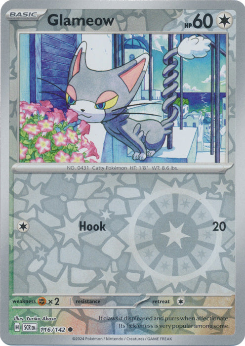Glameow - 116/142 - Common - Reverse Holo