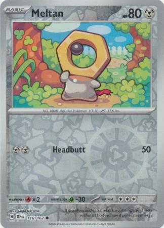 Meltan - 116/162 - Common - Reverse Holo