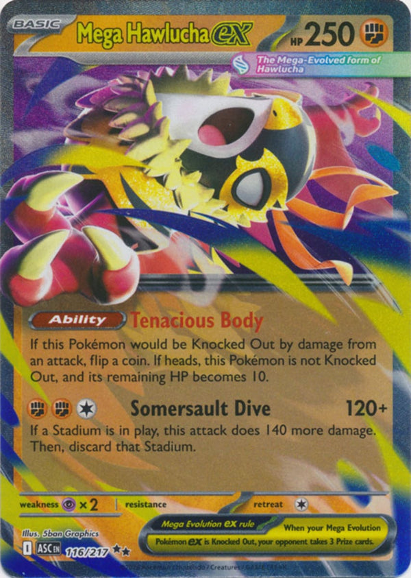 Mega Hawlucha ex - 116/217 - Double Rare
