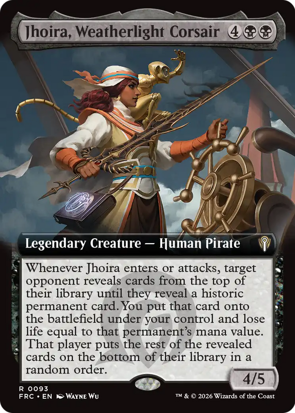 Jhoira, Weatherlight Corsair - Extended Art (FRC)