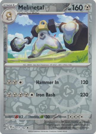 Melmetal - 117/162 - Rare - Reverse Holo