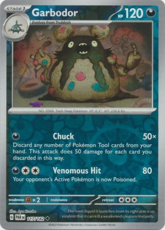 Garbodor - 117/182 - Uncommon - Reverse Holo available at 401 Games Canada