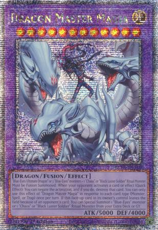 Dragon Master Magia - BLTR-EN118 - Quarter Century Secret Rare - 1st Edition