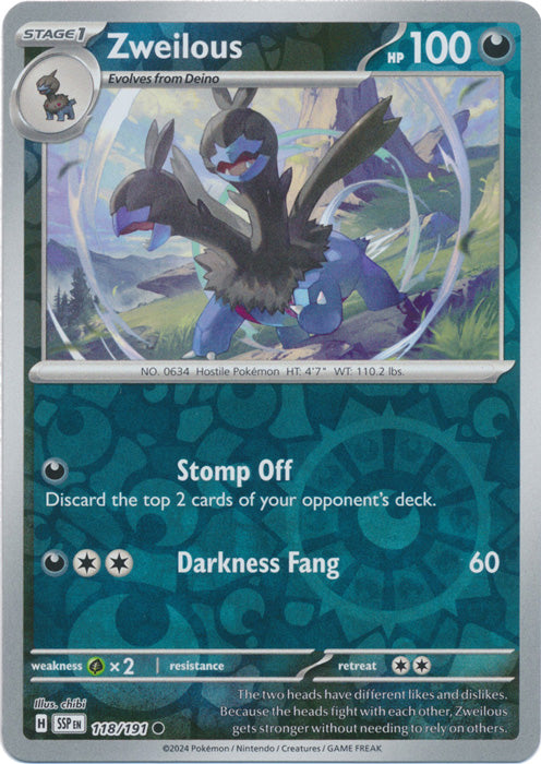 Zweilous - 118/191 - Common - Reverse Holo