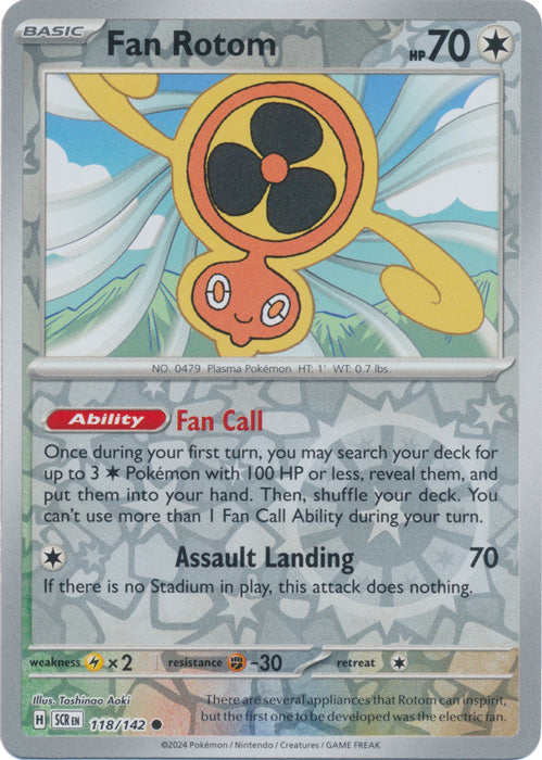 Fan Rotom - 118/142 - Common - Reverse Holo