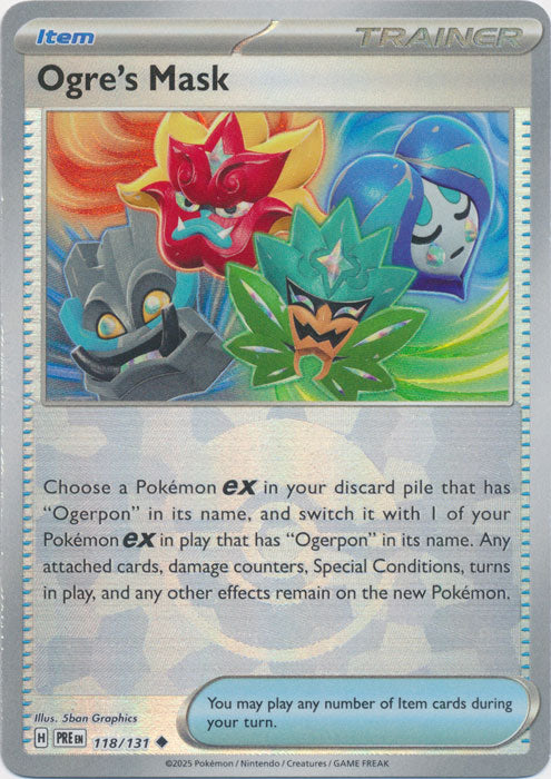 Ogre's Mask (Poke Ball Pattern) - 118/131 - Uncommon