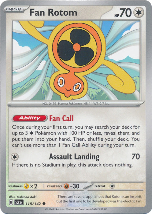 Fan Rotom - 118/142 - Common