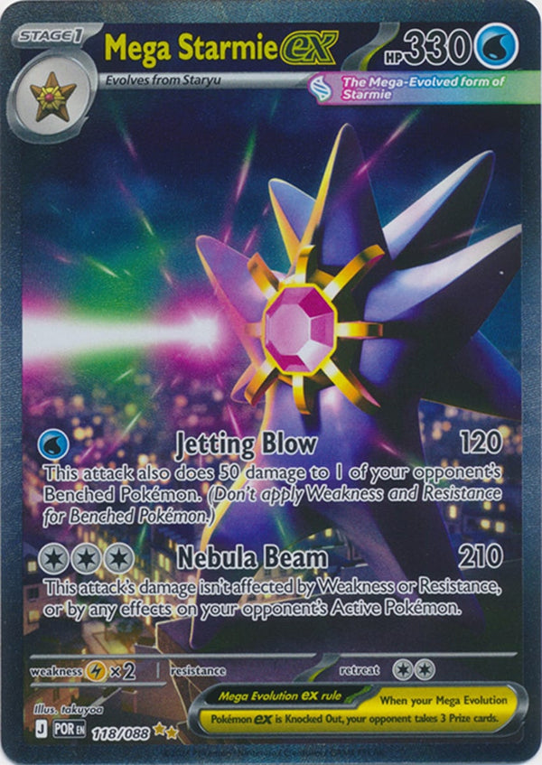Mega Starmie ex - 118/088 - Special Illustration Rare
