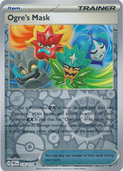 Ogre's Mask - 118/131 - Uncommon - Reverse Holo
