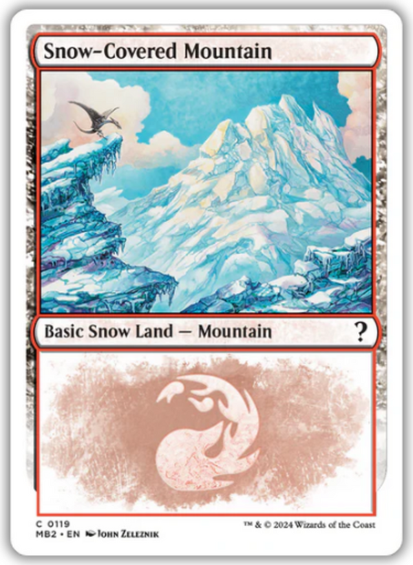 Snow-Covered Mountain (119) (MB2)