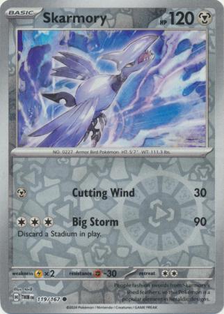 Skarmory - 119/167 - Common - Reverse Holo