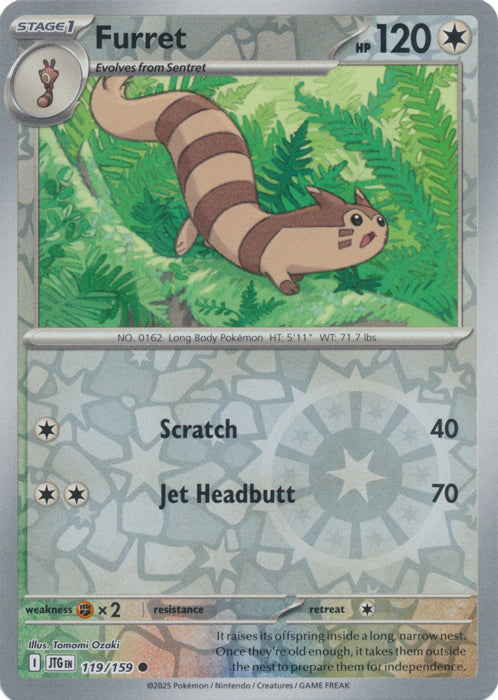 Furret - 119/159 - Common - Reverse Holo