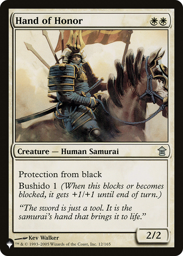 Hand of Honor - SOK Reprint (PLST)