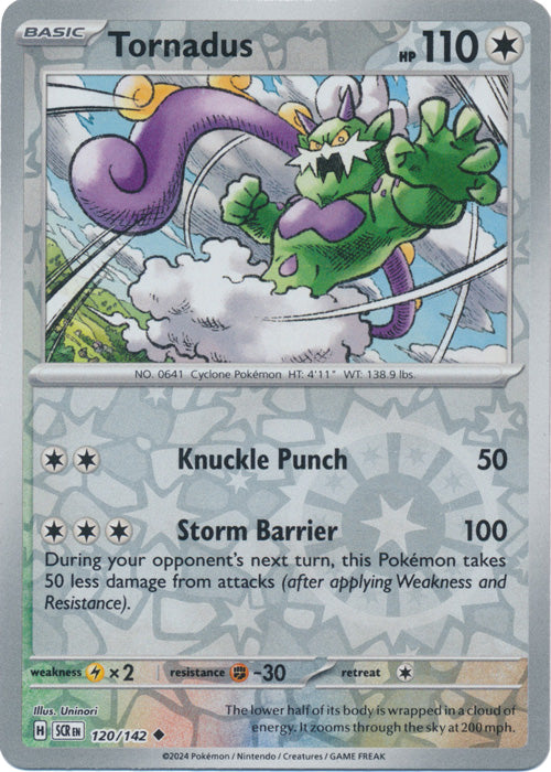 Tornadus - 120/142 - Uncommon - Reverse Holo