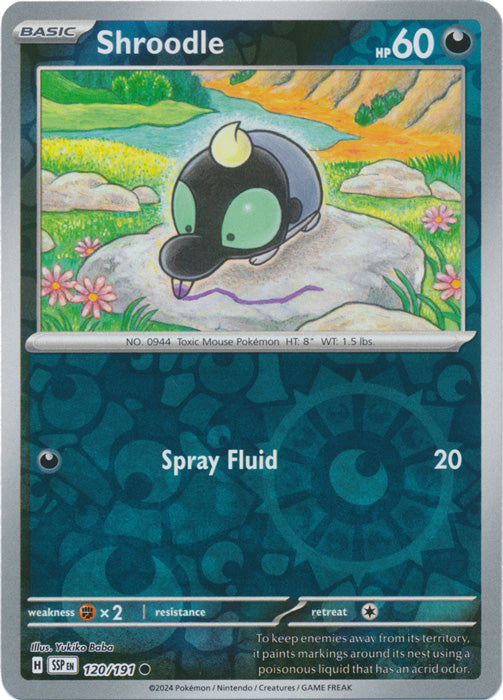 Shroodle - 120/191 - Common - Reverse Holo