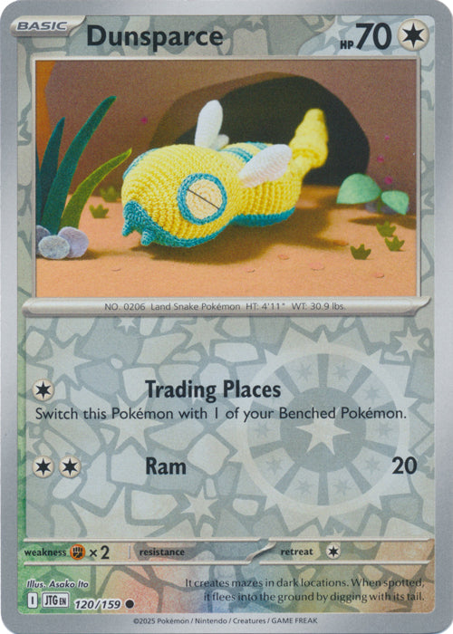 Dunsparce - 120/159 - Common - Reverse Holo