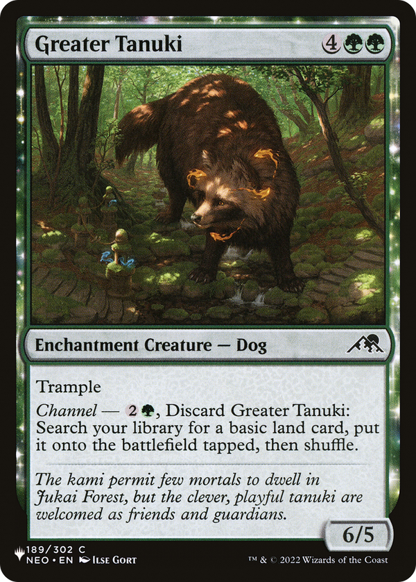 Greater Tanuki - NEO Reprint (PLST)