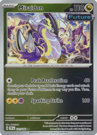 Miraidon - 121/162 - Rare - Reverse Holo