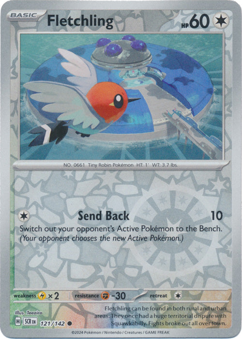 Fletchling - 121/142 - Common - Reverse Holo