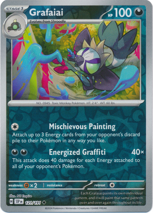 Grafaiai - 121/191 - Uncommon - Reverse Holo