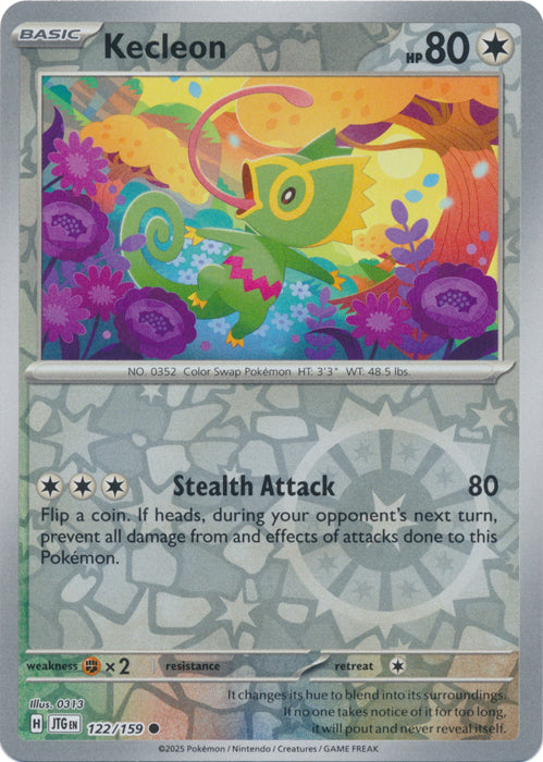 Kecleon - 122/159 - Common - Reverse Holo