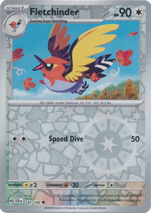 Fletchinder - 122/142 - Common - Reverse Holo