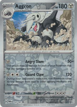 Aggron - 122/167 - Uncommon - Reverse Holo