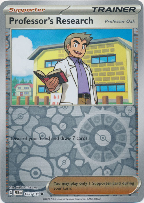Professor's Research [Professor Oak] - 122/131 - Common - Reverse Holo