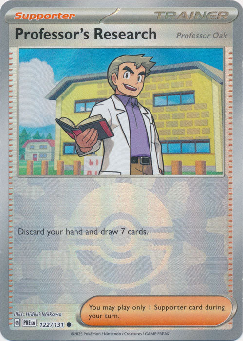 Professor's Research [Professor Oak] (Poke Ball Pattern) - 122/131 - Common