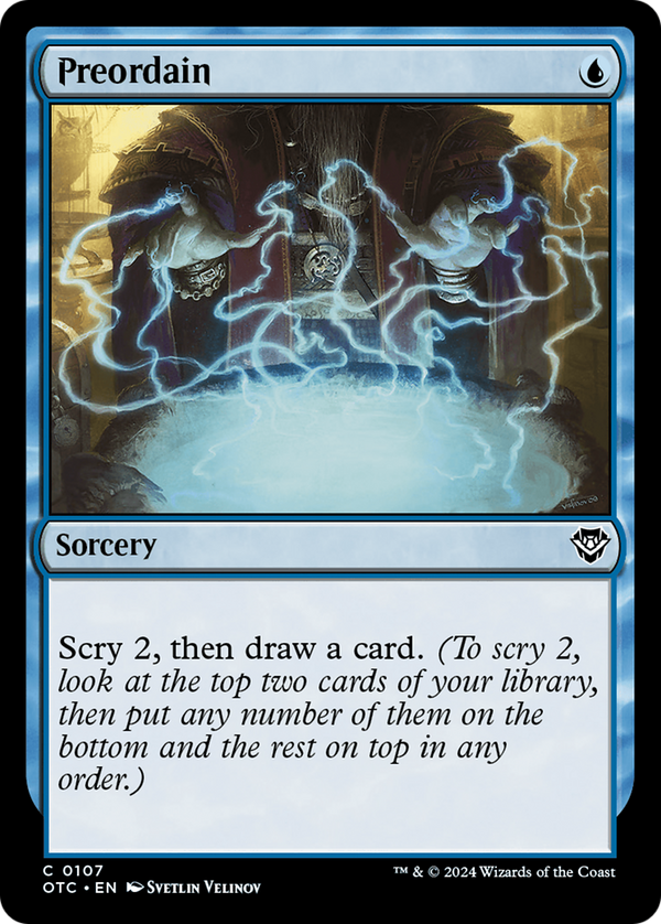 Preordain (OTC)