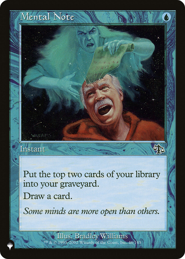 Mental Note - JUD Reprint (PLST)