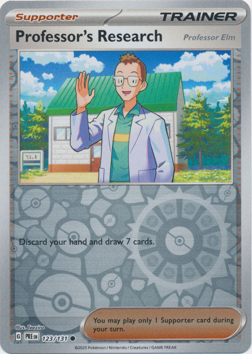 Professor's Research [Professor Elm] - 123/131 - Common - Reverse Holo
