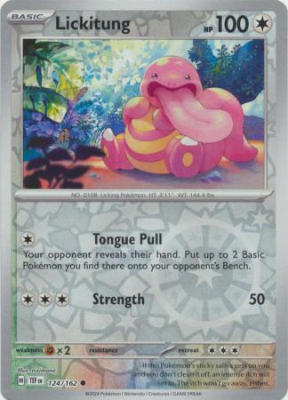 Lickitung - 124/162 - Common - Reverse Holo