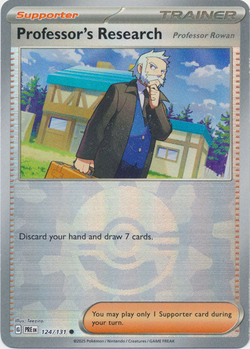 Professor's Research [Professor Rowan] (Poke Ball Pattern) - 124/131 - Common