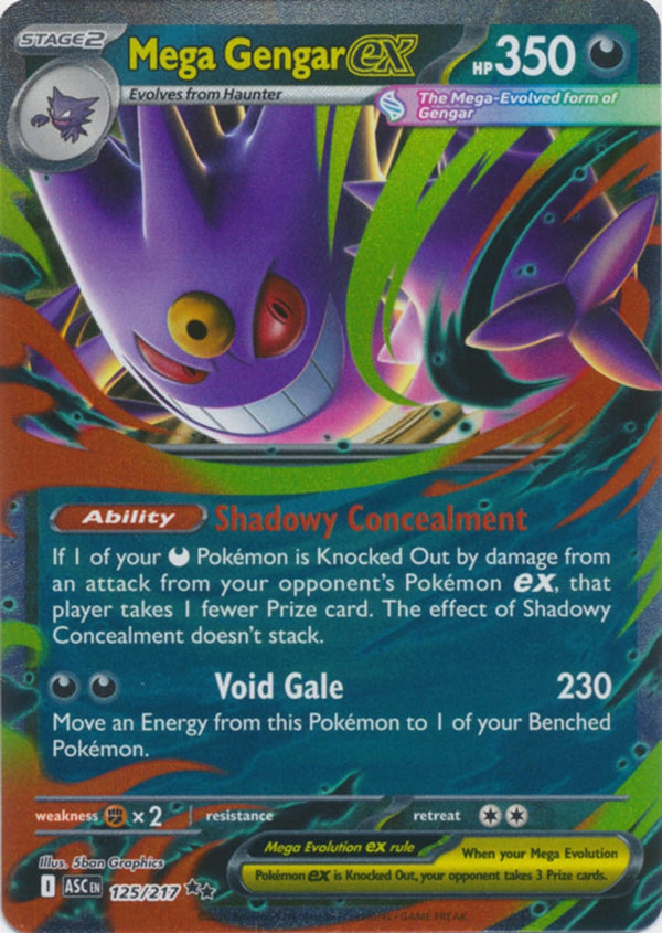 Mega Gengar ex - 125/217 - Double Rare