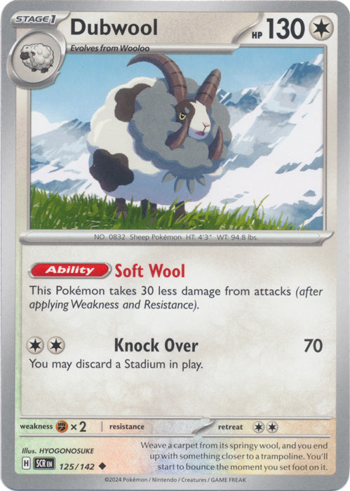 Dubwool - 125/142 - Uncommon