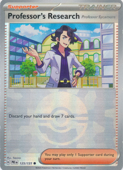 Professor's Research [Professor Sycamore] (Poke Ball Pattern) - 125/131 - Common