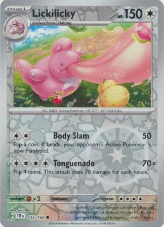 Lickilicky - 125/162 - Common - Reverse Holo