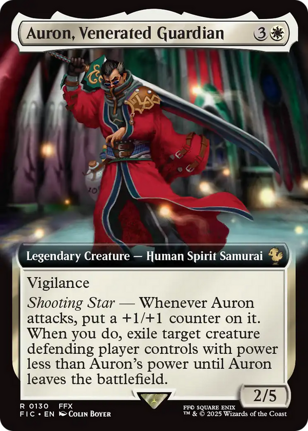 Auron, Venerated Guardian - Extended Art (FIC)