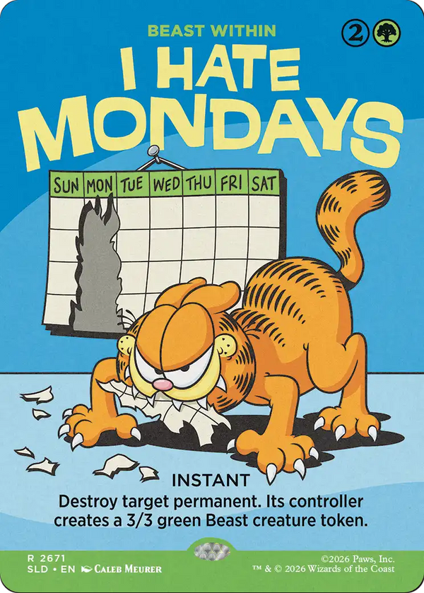 I Hate Mondays // Beast Within - Garfield: Motivationally Challenged (SLD)