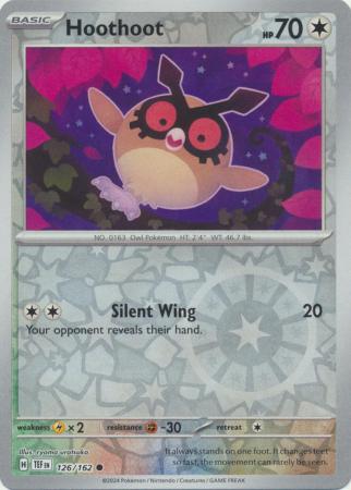 Hoothoot - 126/162 - Common - Reverse Holo