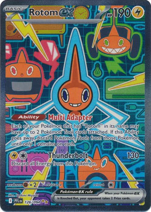 Rotom ex - 126/094 - Special Illustration Rare