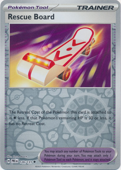 Rescue Board - 126/131 - Uncommon - Reverse Holo