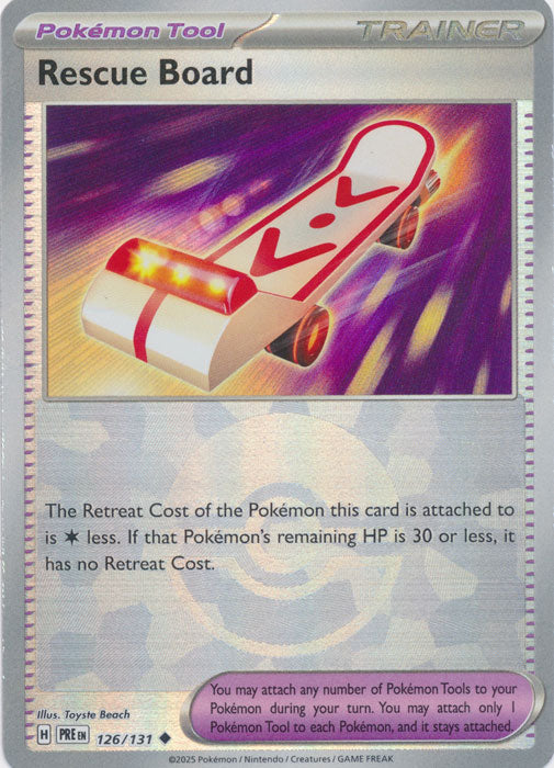 Rescue Board (Poke Ball Pattern) - 126/131 - Uncommon