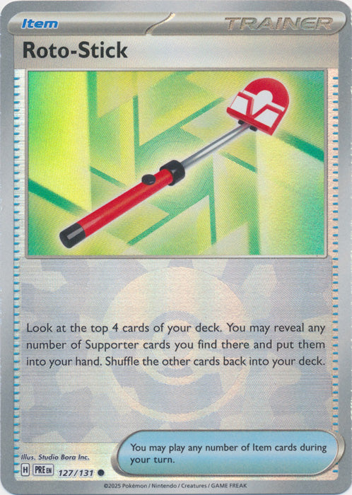 Roto-Stick (Poke Ball Pattern) - 127/131 - Common