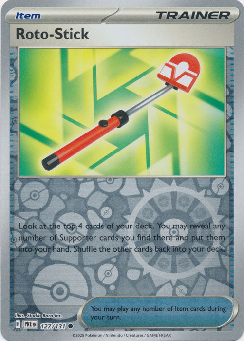 Roto-Stick - 127/131 - Common - Reverse Holo