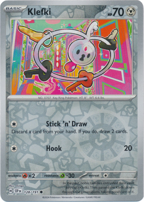 Klefki - 128/191 - Common - Reverse Holo