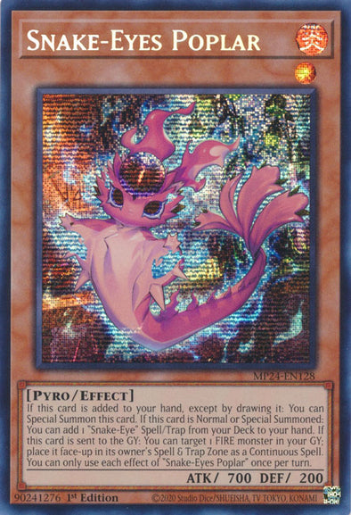 Snake-Eyes Poplar - MP24-EN128 - Prismatic Secret Rare - 1st Edition