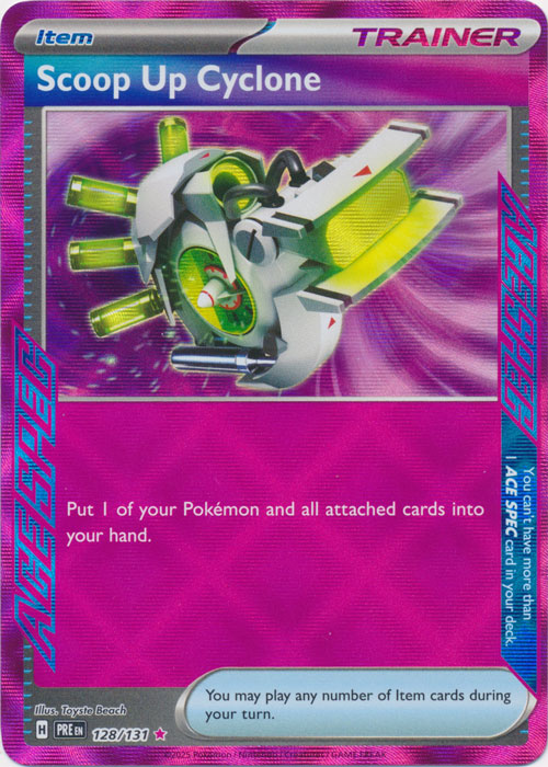 Scoop Up Cyclone - 128/131 - ACE SPEC Rare
