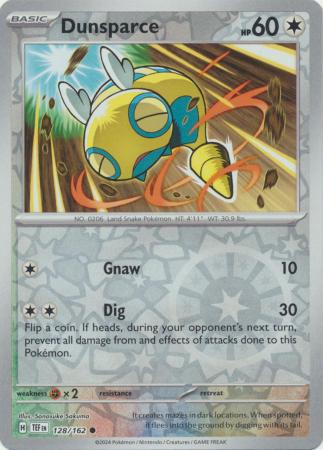 Dunsparce - 128/162 - Common - Reverse Holo